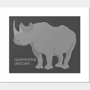 Quarantine Unicorn Posters and Art